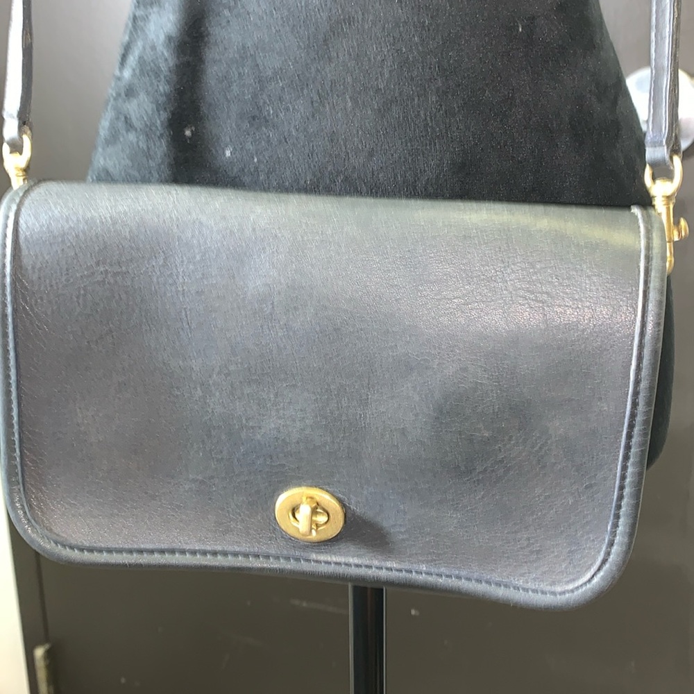 Coach navy blue purse